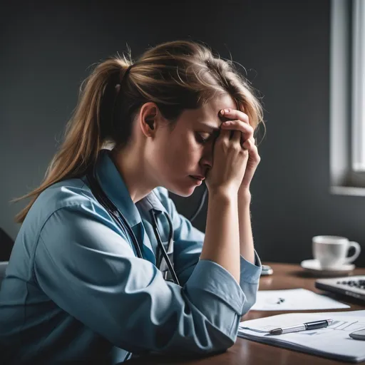 الصحة النفسية للعاملين في الخطوط الأمامية